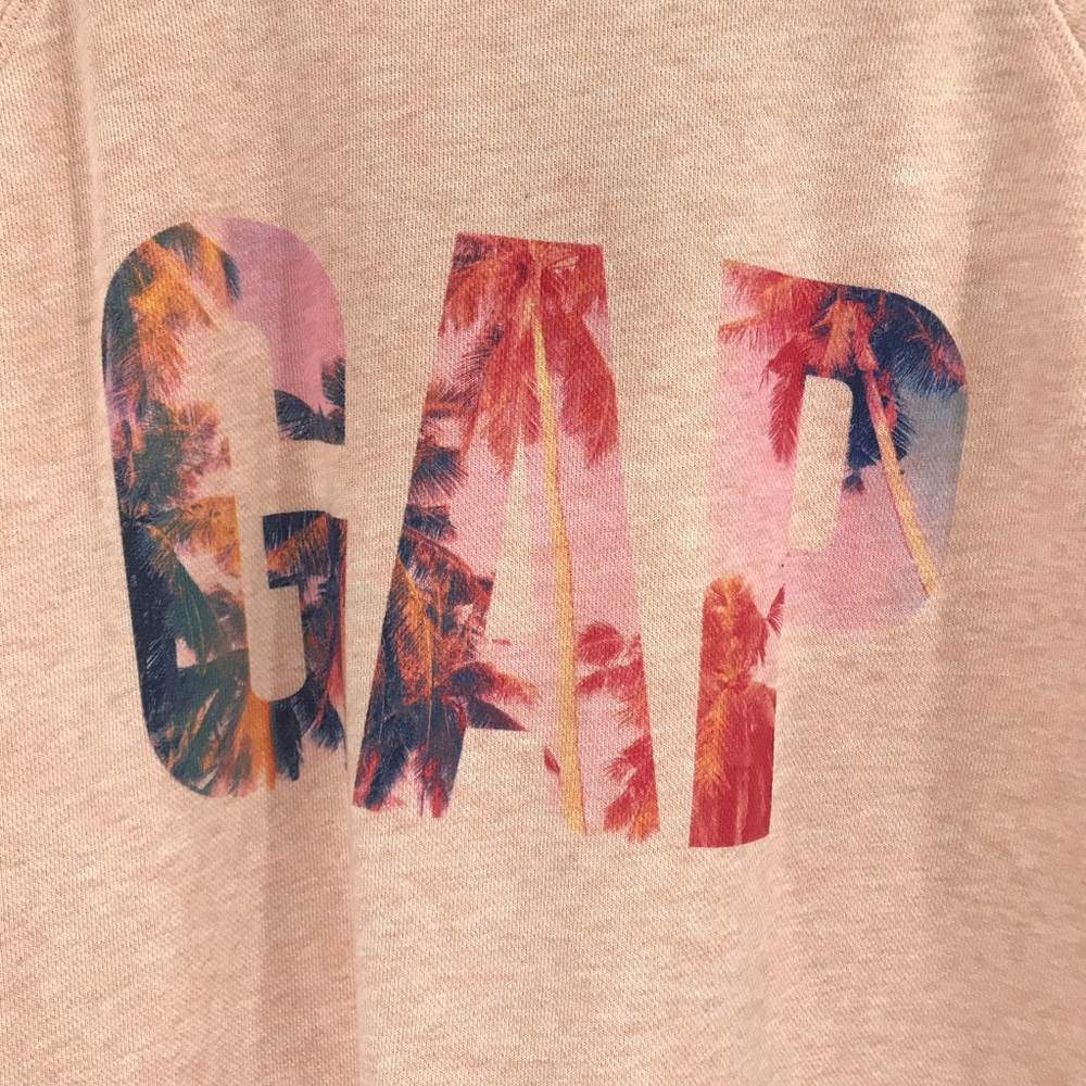 (Sold)GAP Women’s Crewneck Peach Sweater, XL - Picture 3 of 6